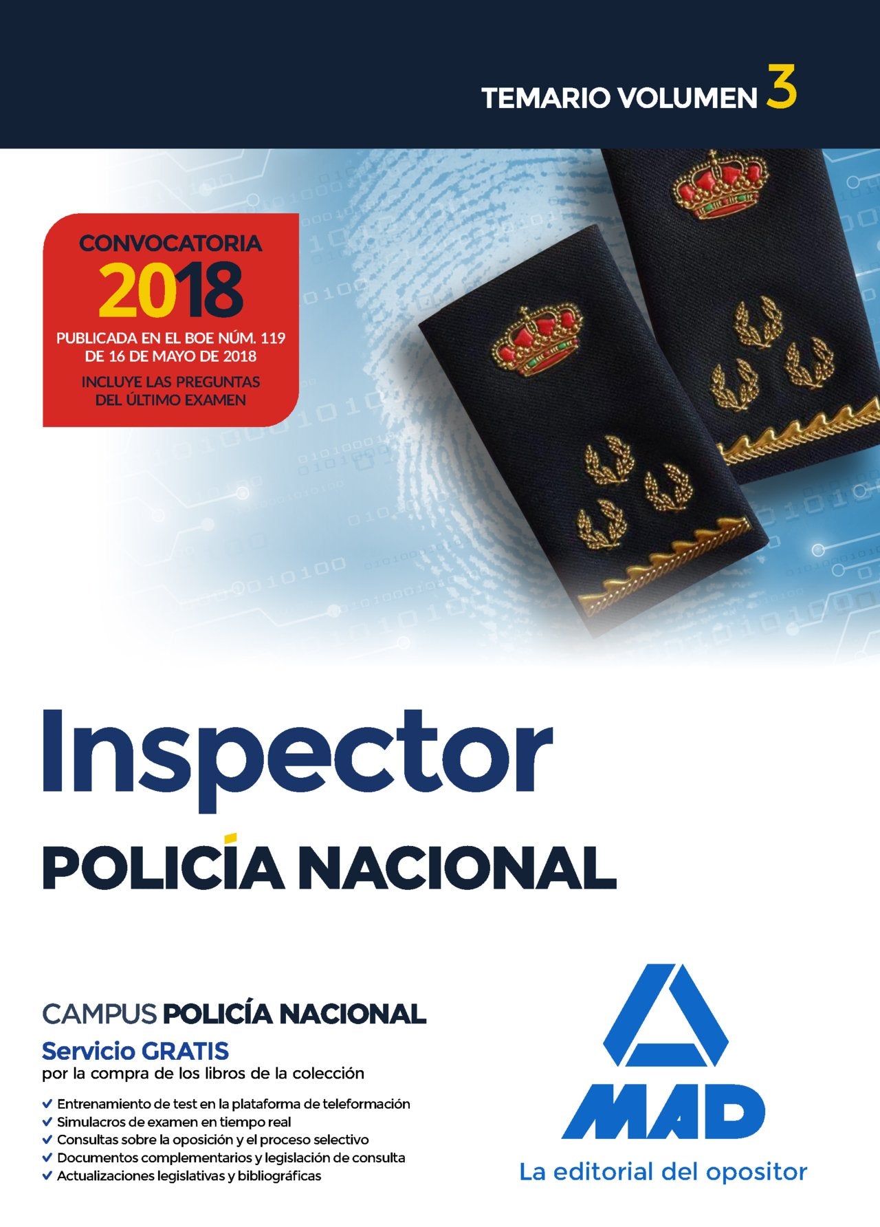 Inspector de Policía Nacional. Temario: Inspector : Policía Nacional. Temario Education & Training