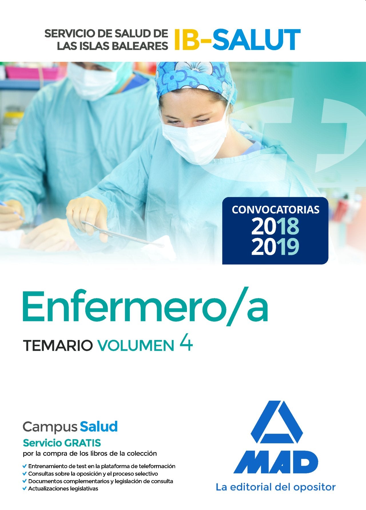 Enfermero/a del Servicio de Salud de las Illes Balears (IB-SALUT).Temario: Enfermero-a : Servicio de Salud de las Illes Balears, IB-SALUT. Temario Education & Training