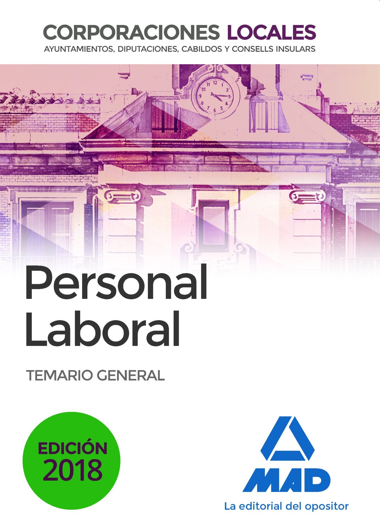 Personal Laboral de Corporaciones Locales. Temario General Books