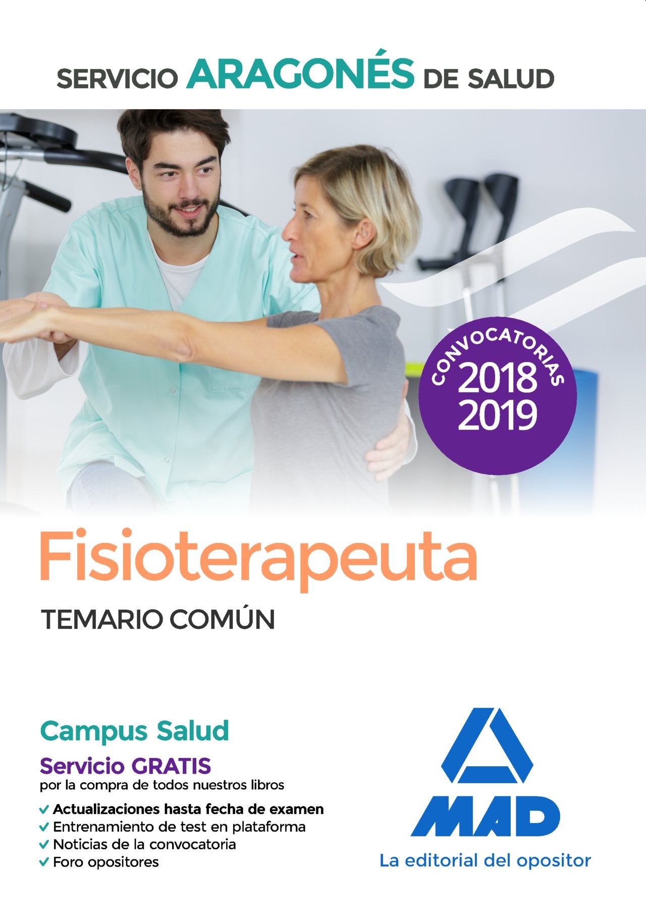 Fisioterapeuta del Servicio Aragonés de Salud. Temario común Books
