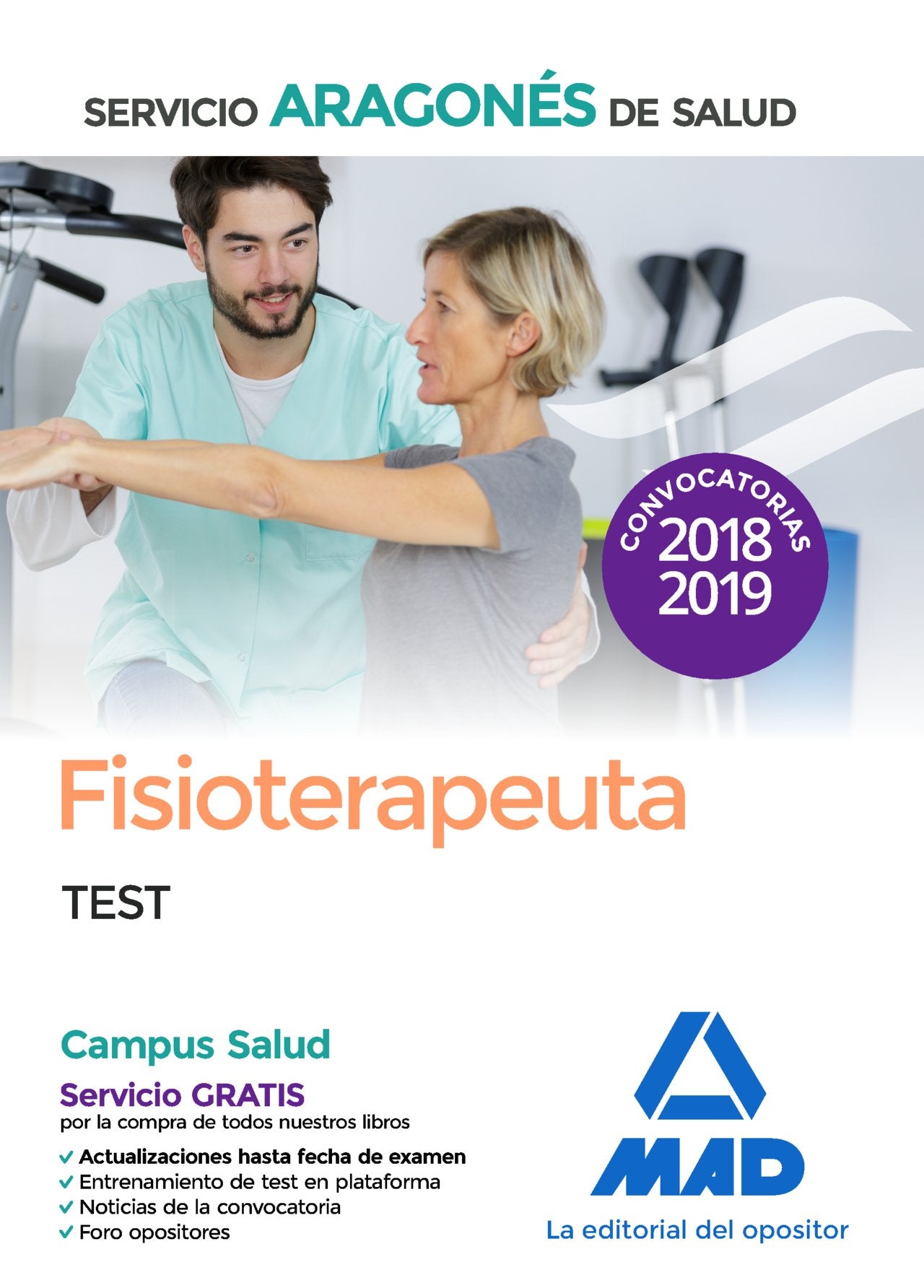 Fisioterapeuta del Servicio Aragonés de Salud. Test Books