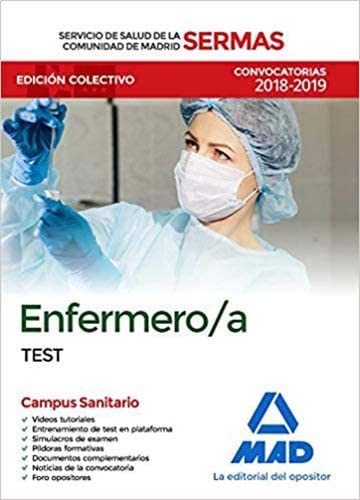 Enfermero/a del Servicio de Salud de la Comunidad de Madrid. Temario Books
