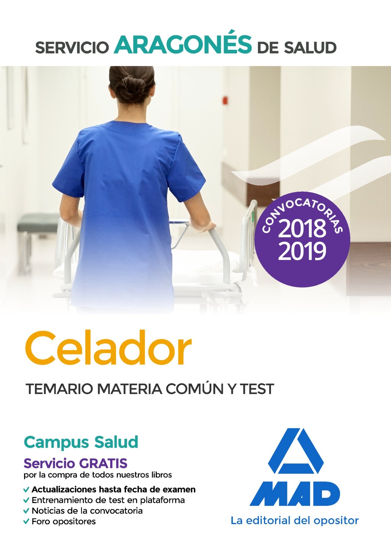 Celador del Servicio Aragonés de Salud (SALUD-Aragón). Temario Materia Común y test Books