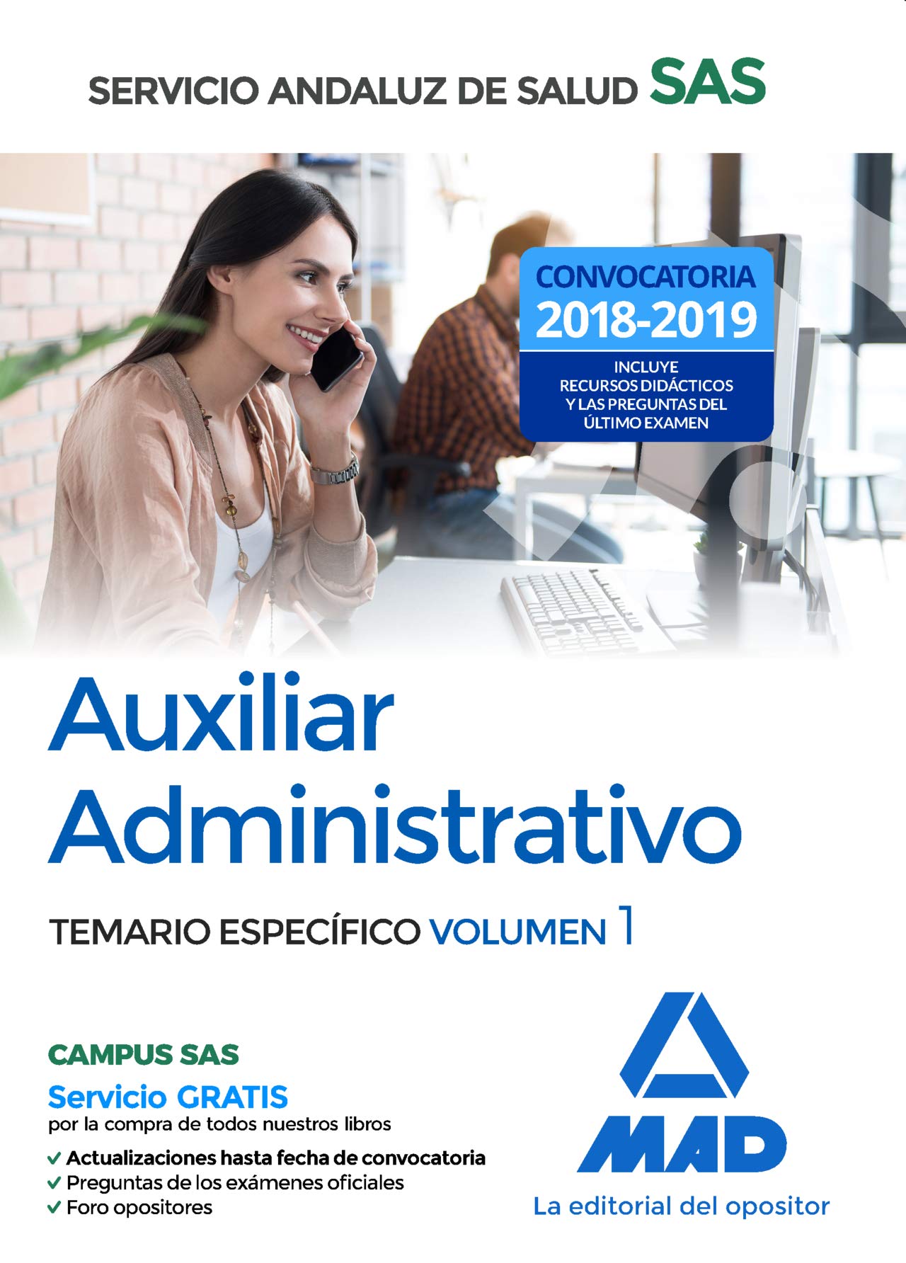 Auxiliar Administrativo del Servicio Andaluz de Salud. Temario específico: Auxiliar Administrativo : Servicio Andaluz de Salud. Temario específico Education & Training