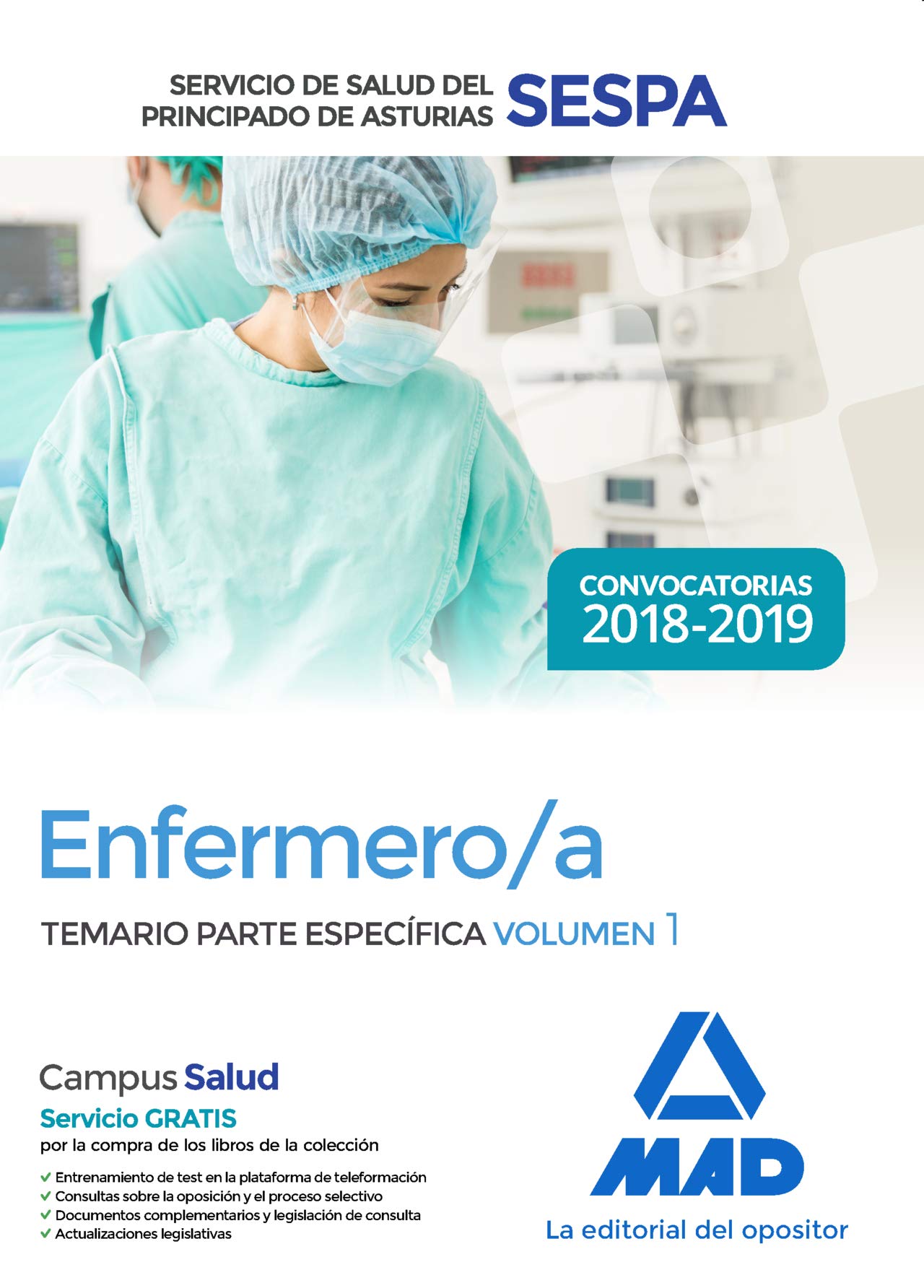 Enfermero/a del Servicio de Salud del Principado de Asturias (SESPA). Temario Parte Específica Volumen 1 Books