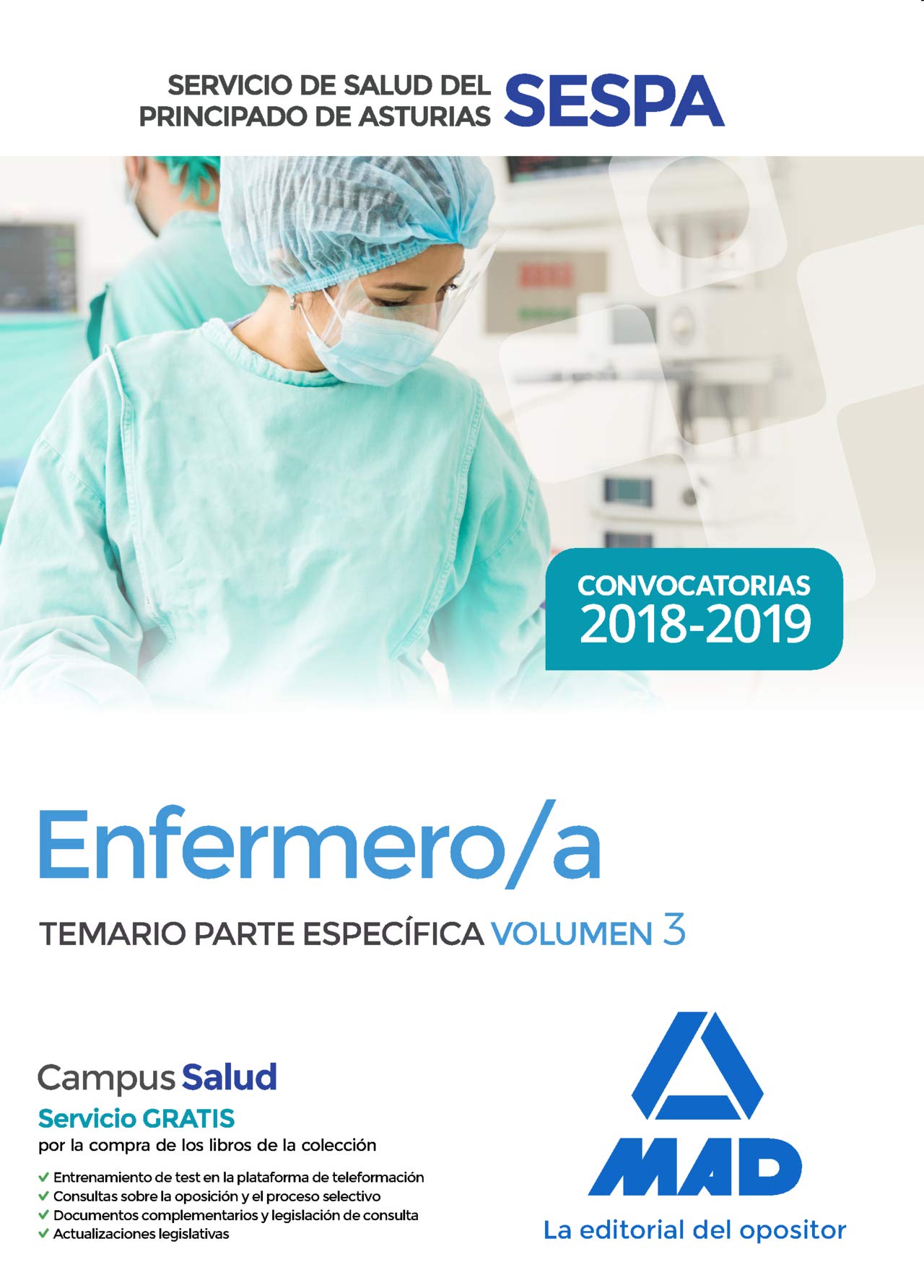 Enfermero/a del Servicio de Salud del Principado de Asturias (SESPA). Temario Parte Específica Volumen 3 Books