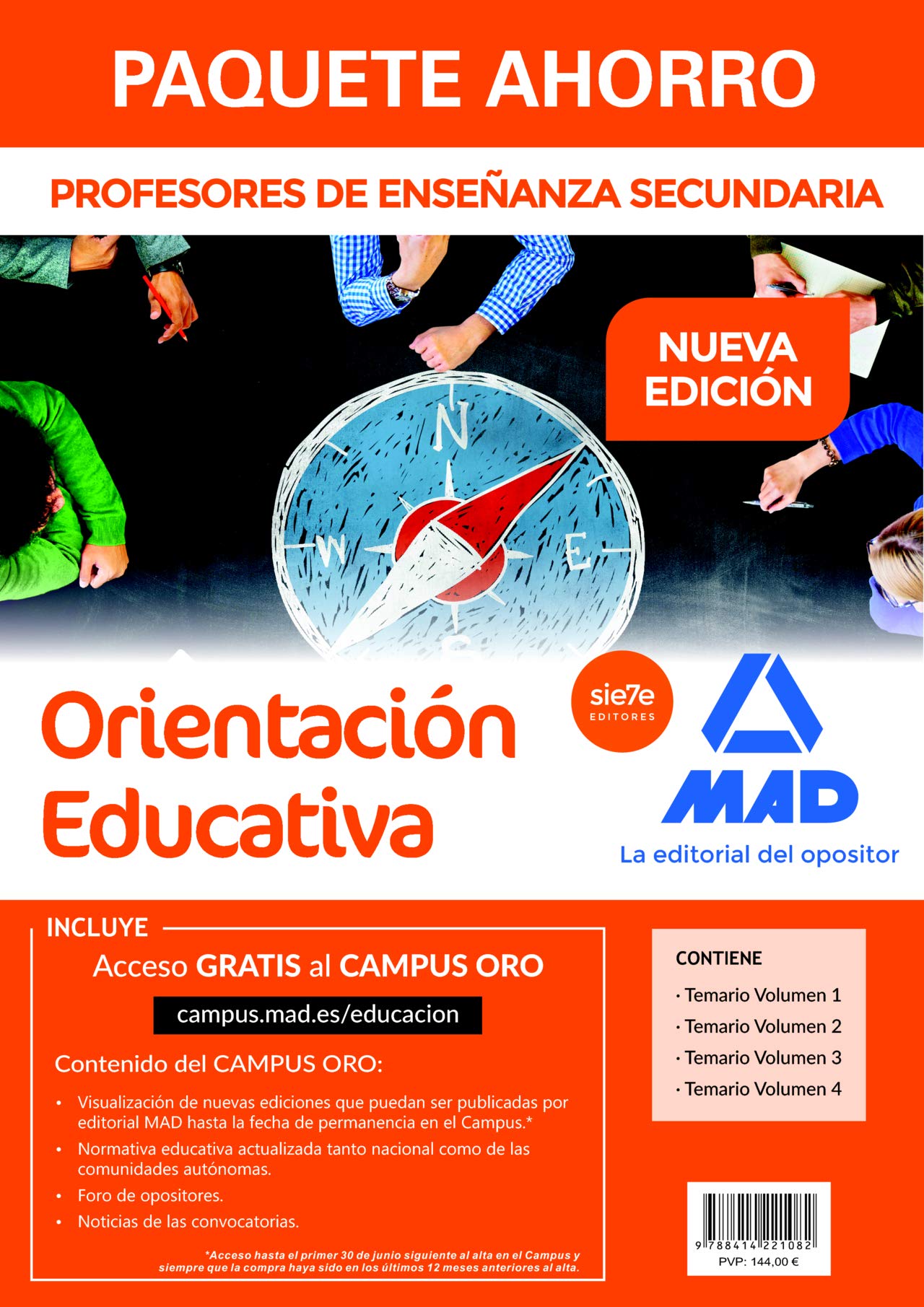 PAQUETE AHORRO ORIENTACIÓN EDUCATIVA CUERPO DE PROFESORES DE ENSEÑANZA SECUNDARIA Education & Training