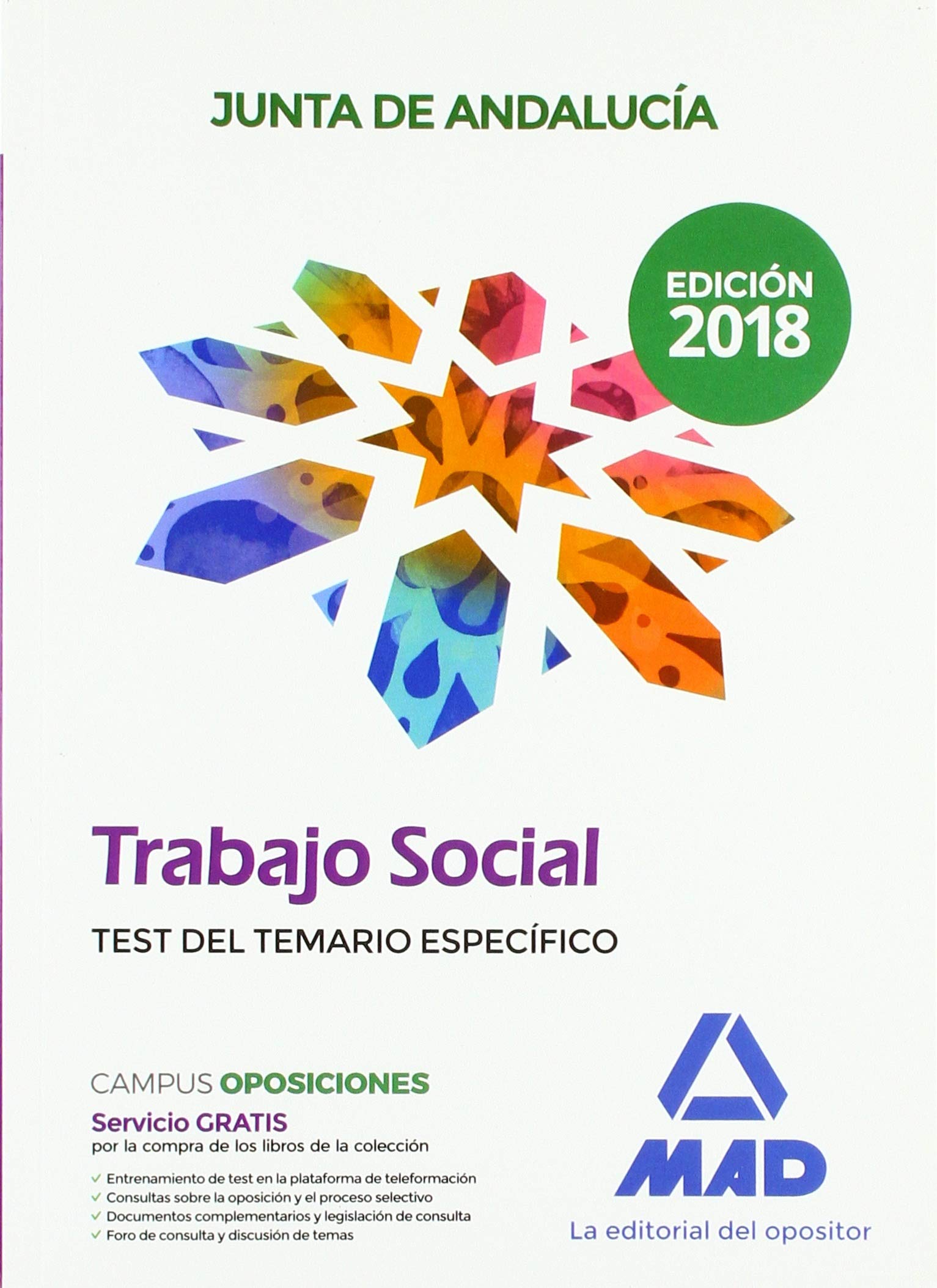 Trabajo Social : Junta de Andalucía. Test del temario específico Education & Training