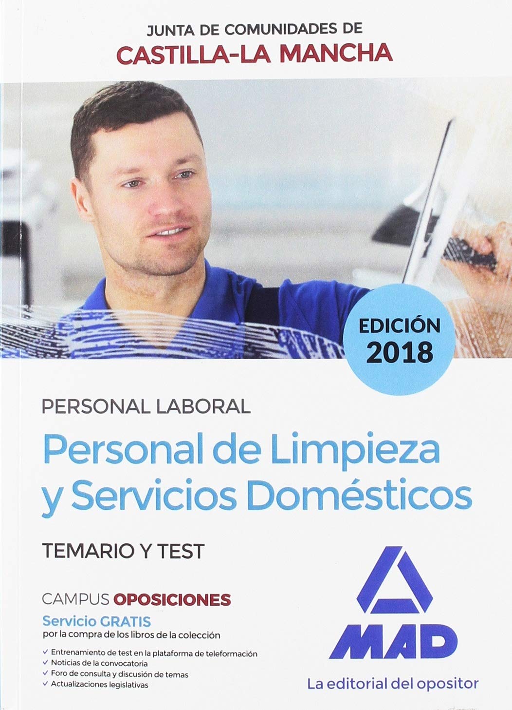 Personal de Limpieza y Servicios Domésticos (Personal Laboral de la Junta de Comunidades de Castilla-La Mancha). Temario y test. Education & Training