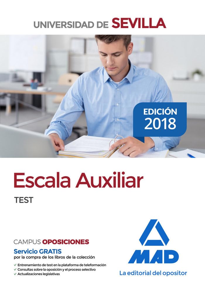 Escala Auxiliar de la Universidad de Sevilla. Test Books