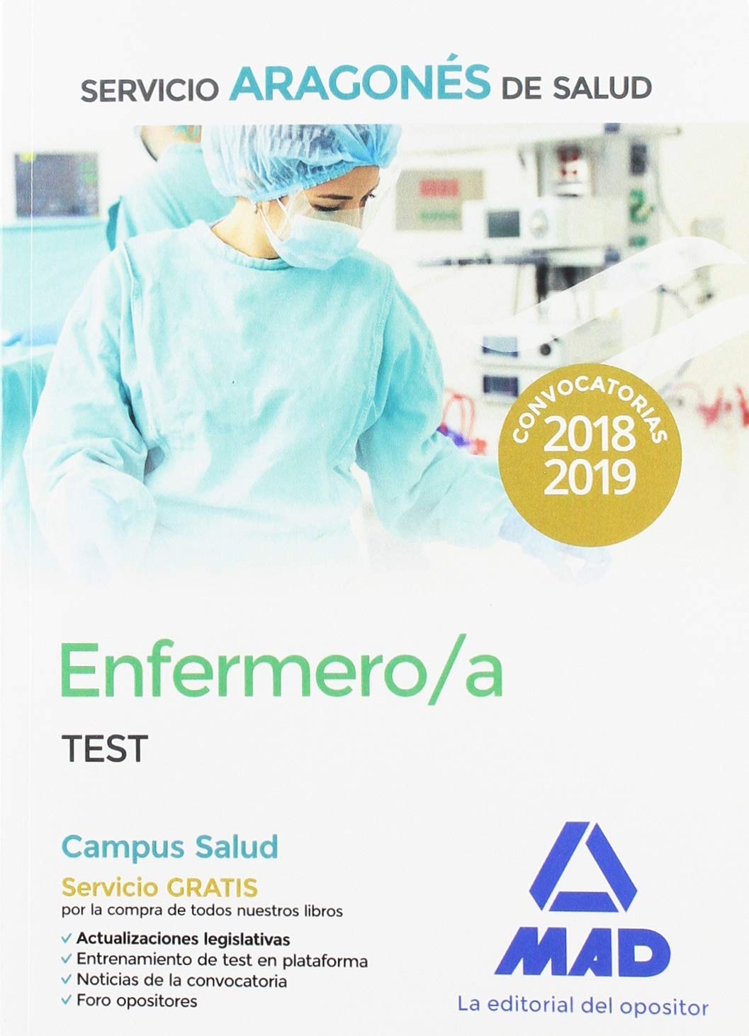 Enfermero/a del Servicio Aragonés de Salud. Test Books