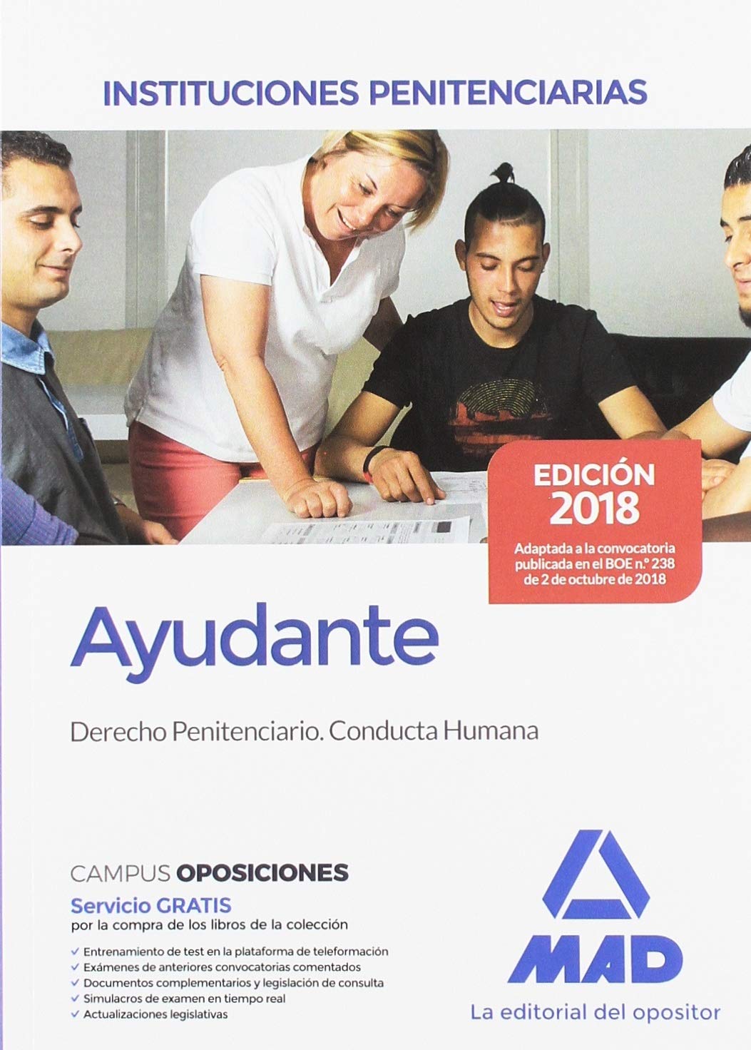 Ayudante de instituciones penitenciarias. Derecho Penitenciario. Conducta humana Books