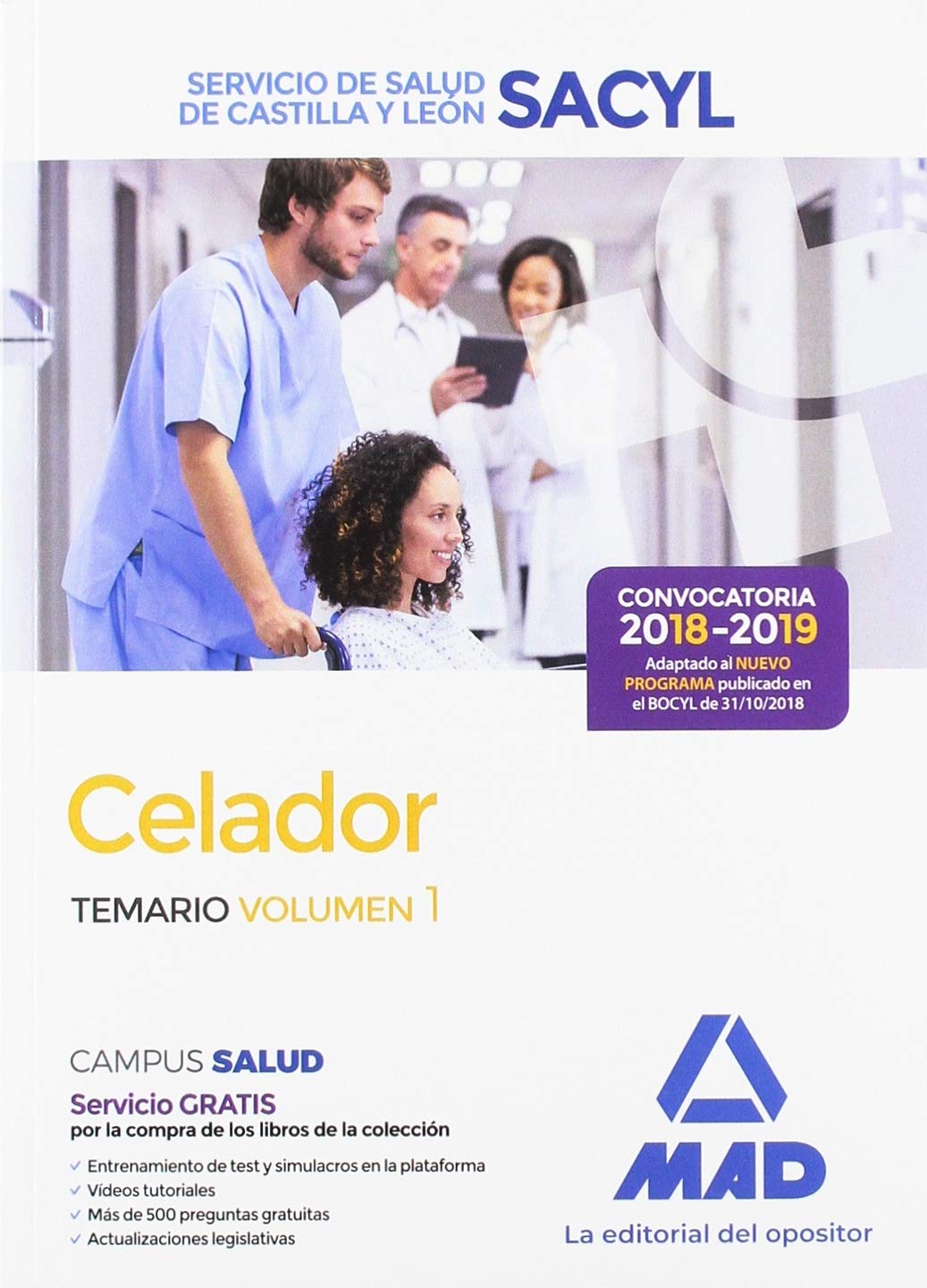 Celador del Servicio de Salud de Castilla y León (SACYL). Temario: Celador : Servicio de Salud de Castilla y León, SACYL. Temario Education & Training