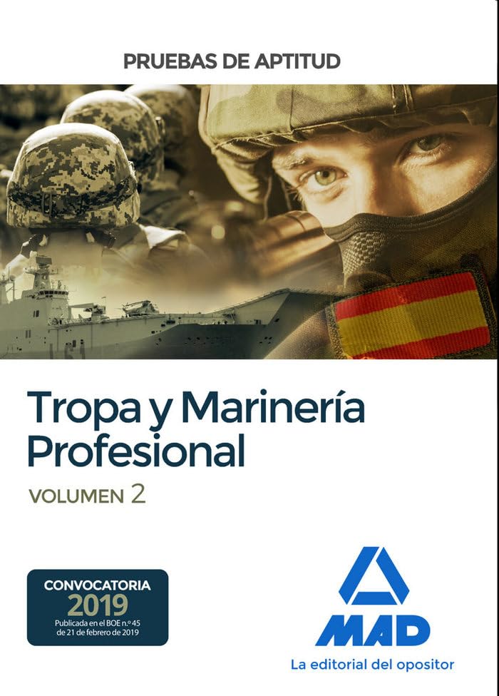 Pruebas de Aptitud para el Acceso a Tropa y Marinería Profesional. Volumen 2 Books
