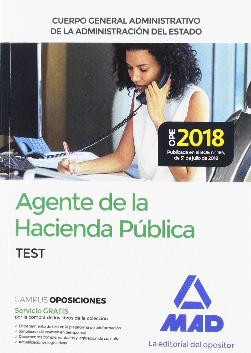 Agentes de la Hacienda Pública Cuerpo General Administrativo de la Administración del Estado. Test Books
