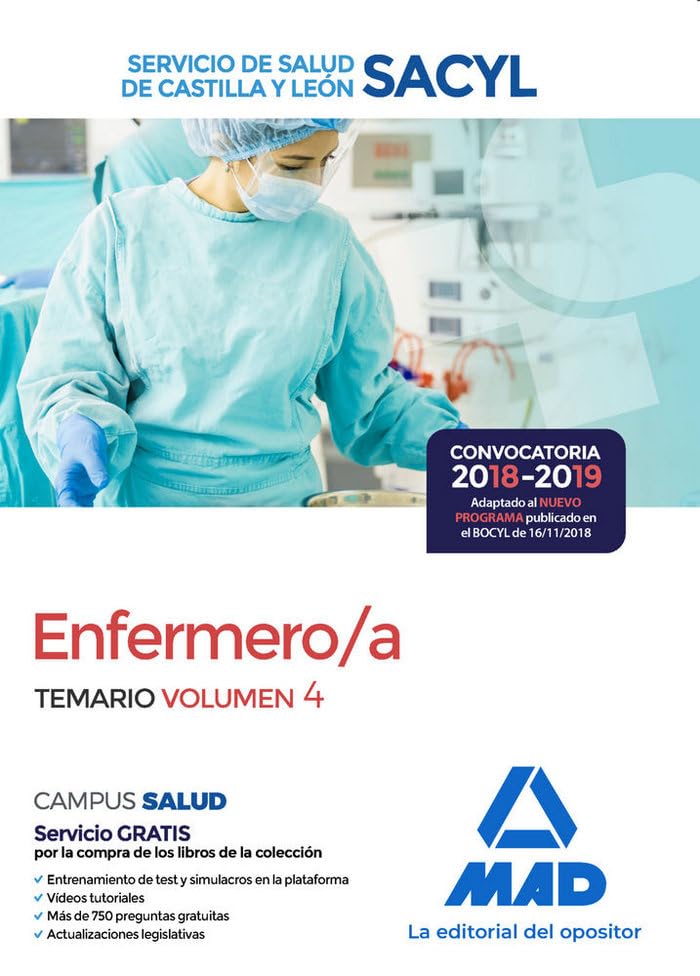 Enfermero/a del Servicio de Salud de Castilla y León (SACYL). Temario volumen 4 Books