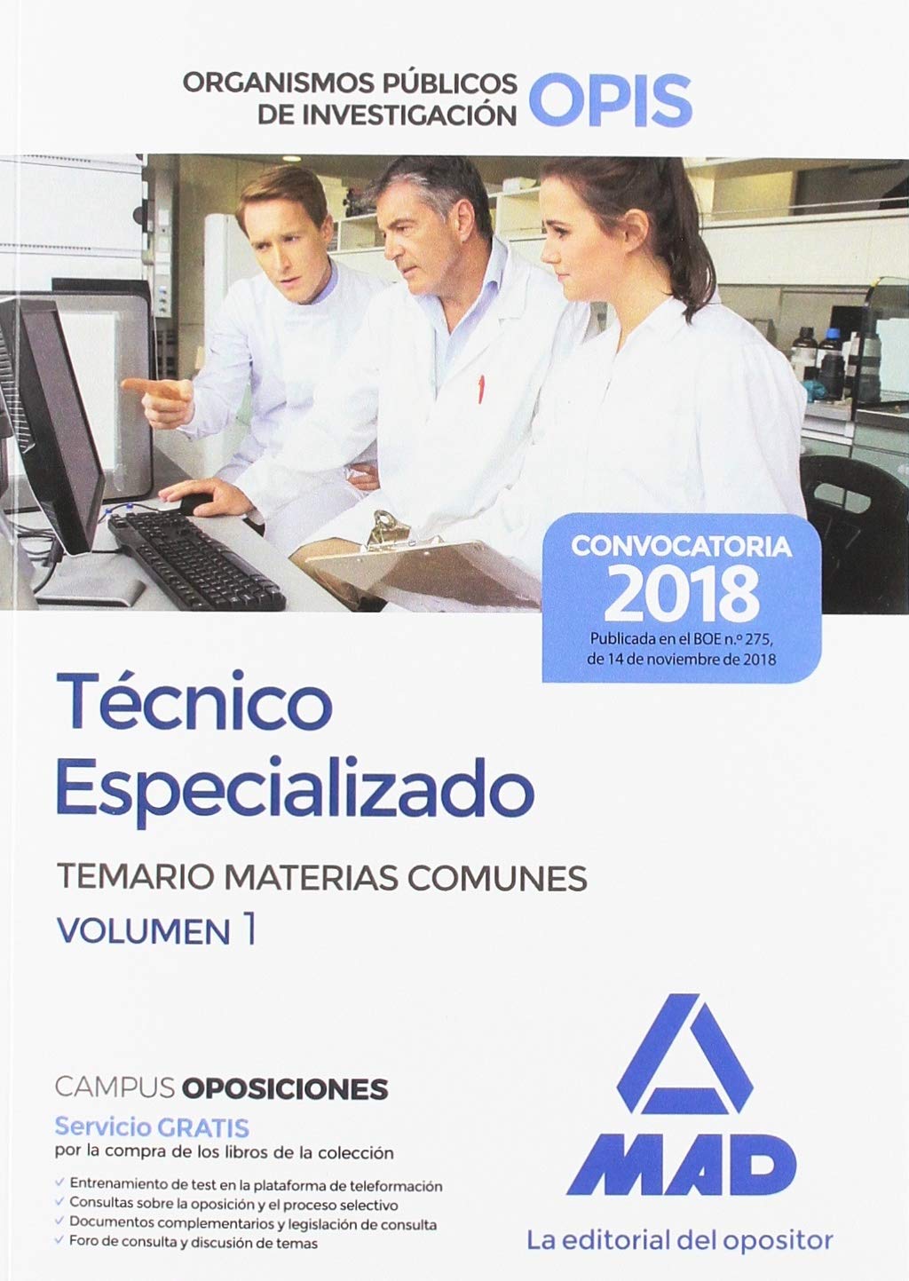 Técnico Especializado de los Organismos Públicos de Investigación. Temario de Materias Comunes Volumen 1 Books