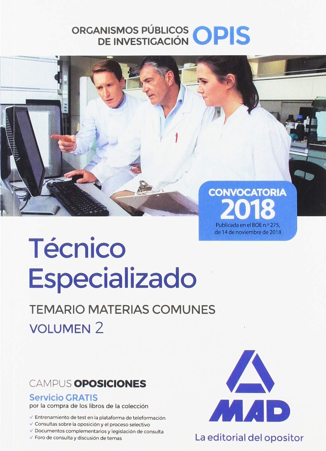 Técnico Especializado de los Organismos Públicos de Investigación. Temario de Materias Comunes Volumen 2 Books