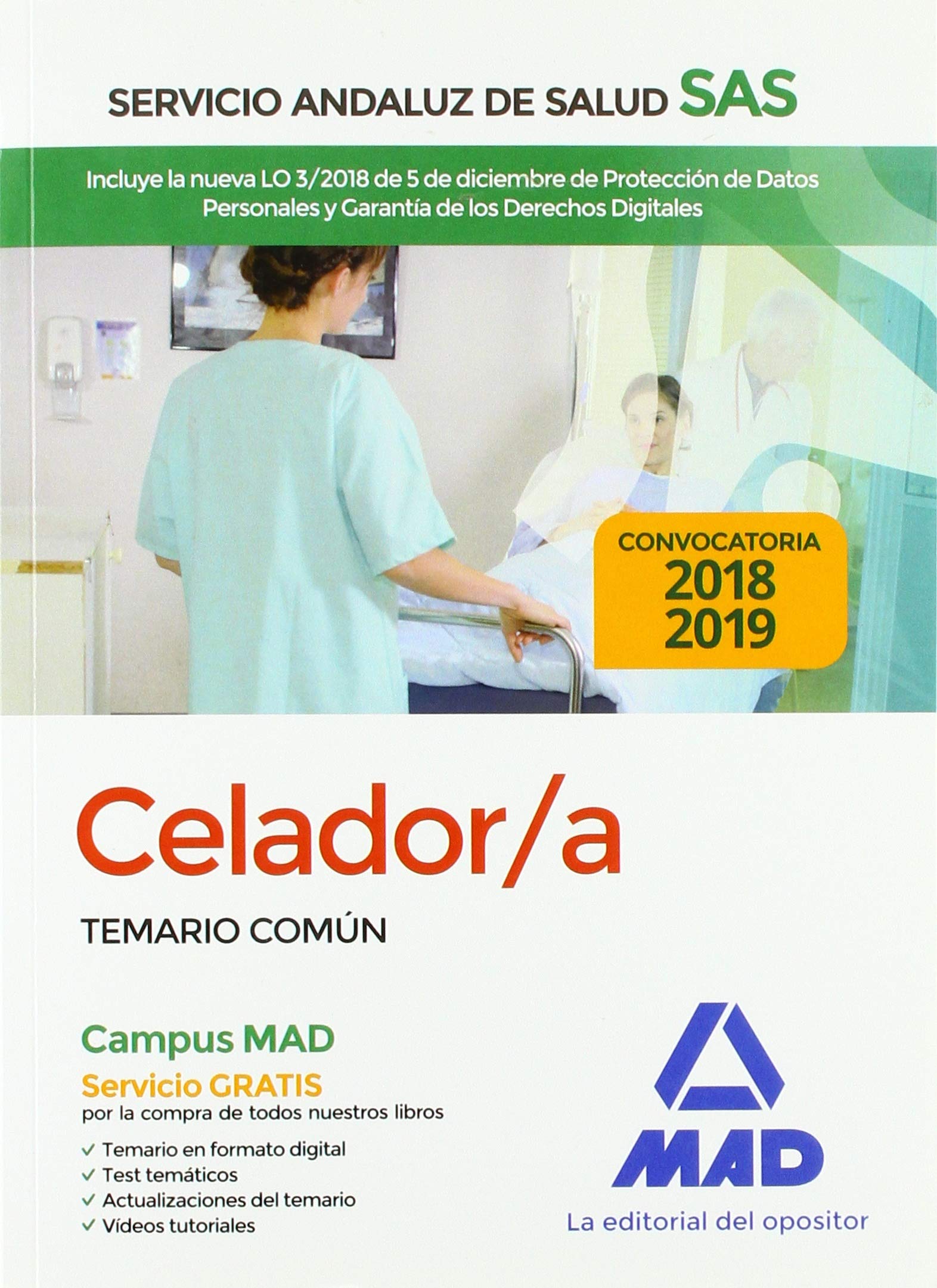 Celador del Servicio Andaluz de Salud. Temario Común Books