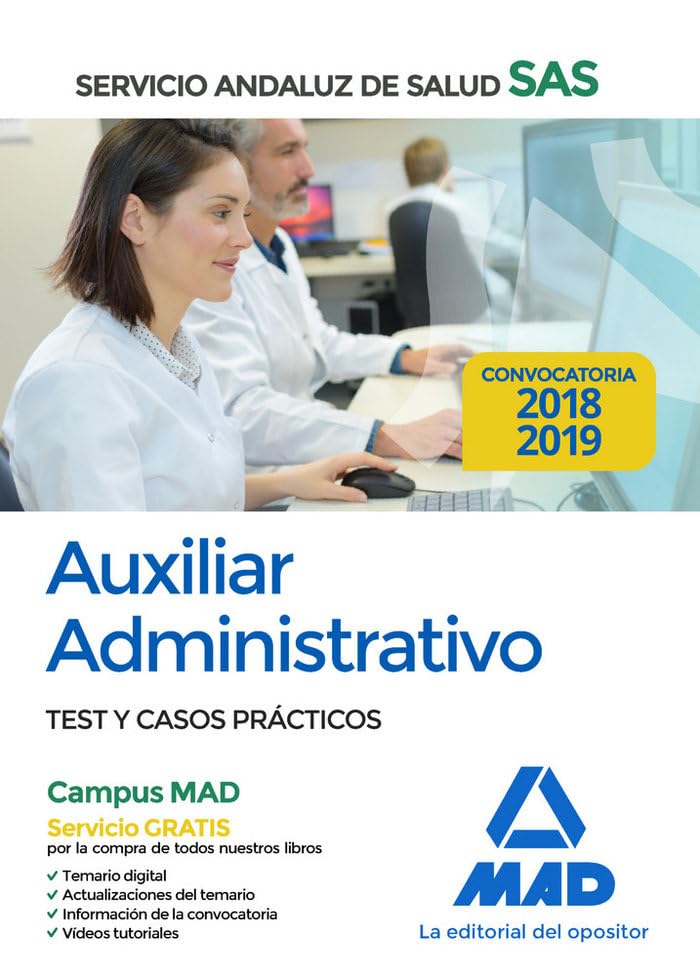 Auxiliar Administrativo del Servicio Andaluz de Salud. Test y casos prácticos Books