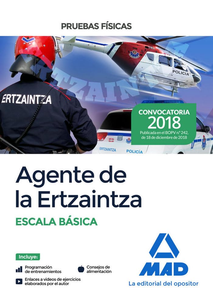 Agente de la Ertzaintza Escala Básica. Pruebas físicas Books