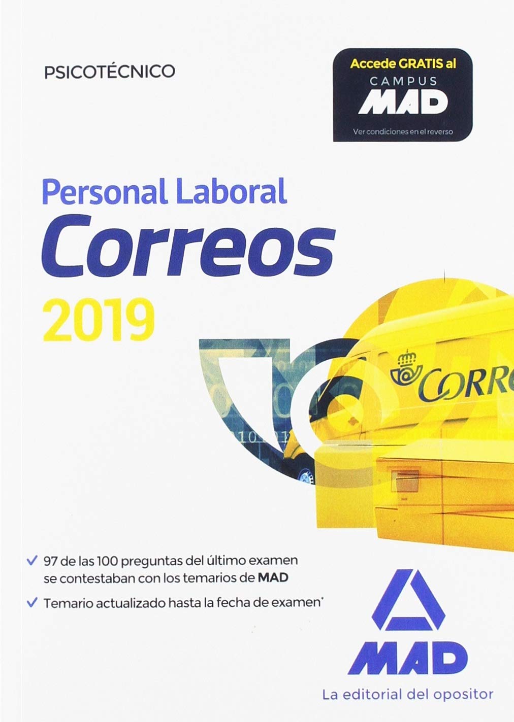 Personal Laboral de Correos y Telégrafos. Psicotécnico book
