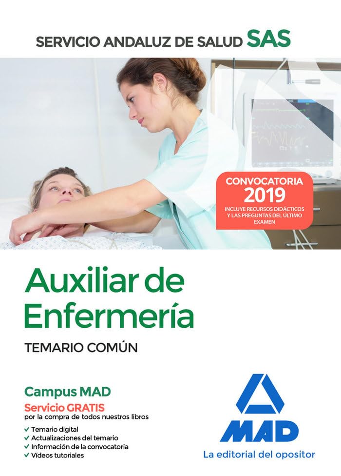 Auxiliar Enfermería del Servicio Andaluz de Salud. Temario Común Books