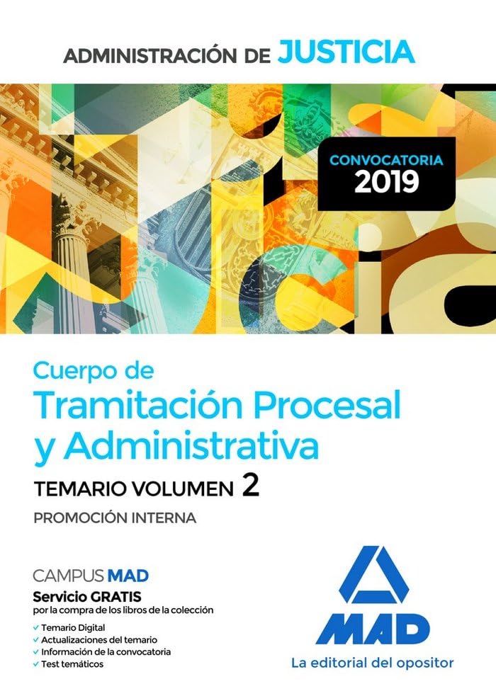 Cuerpo de Tramitación Procesal y Administrativa (promoción interna) de la Administración de Justicia. Temario Volumen 2 Books