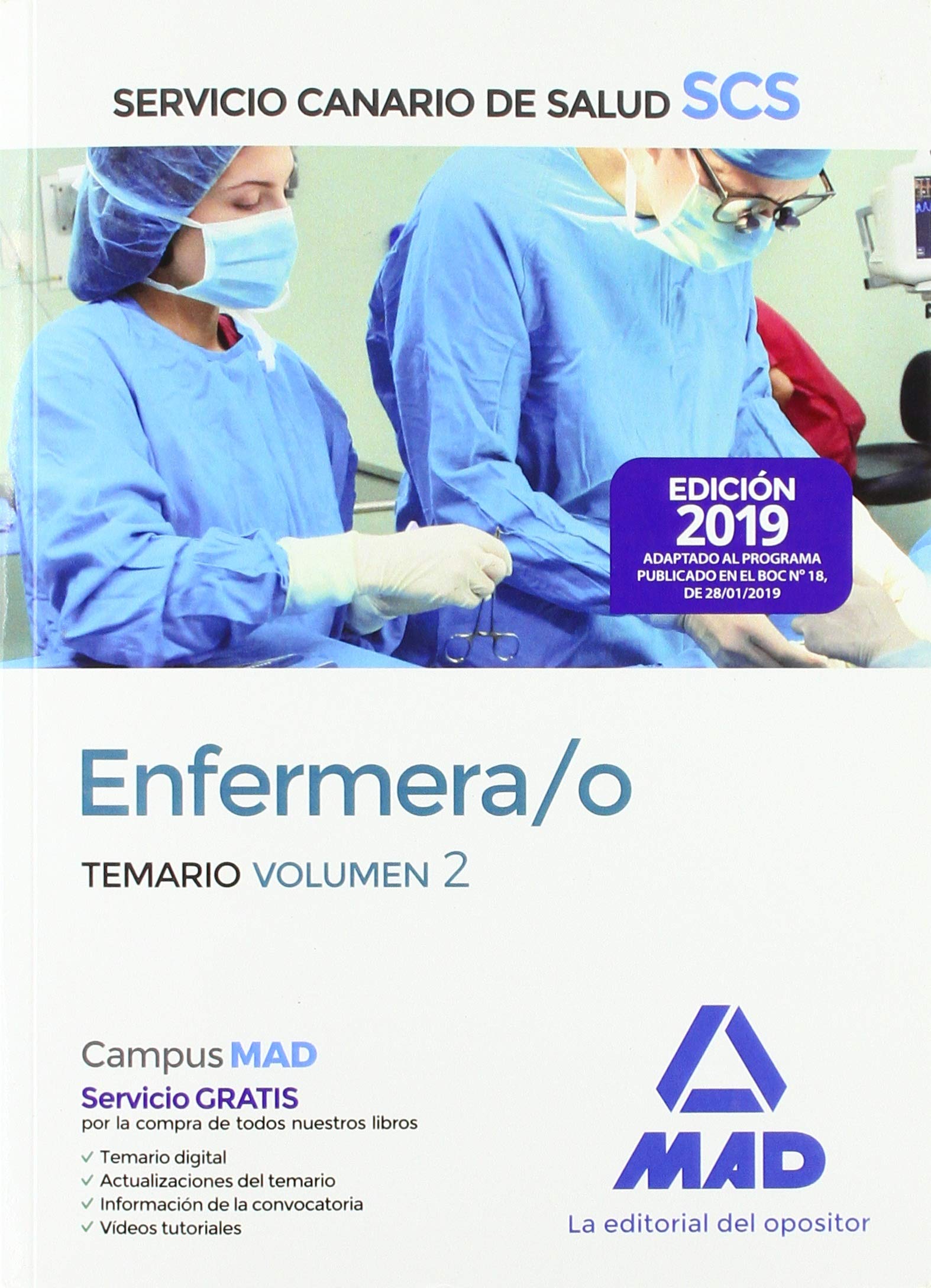 Enfermera/o del Servicio Canario de Salud. Temario volumen 2 Education & Training