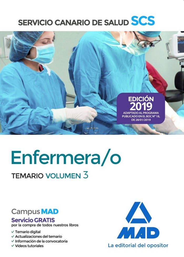 Enfermera/o del Servicio Canario de Salud. Temario volumen 3 Books