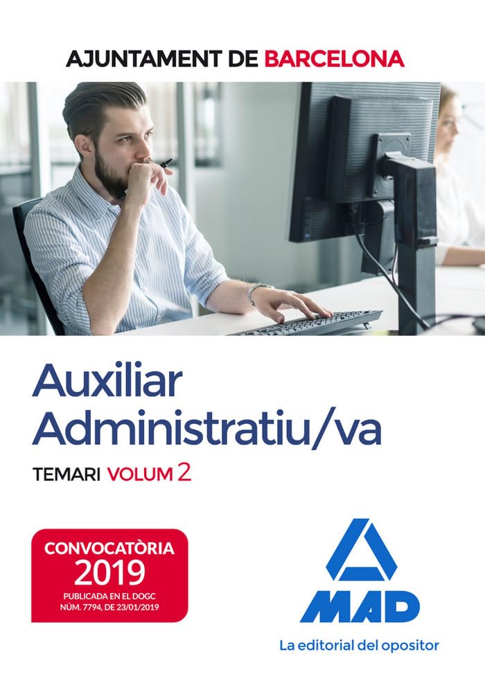 Auxiliar Administratiu/va de L´Ajuntament de Barcelona. Temari. Volum 2 Books