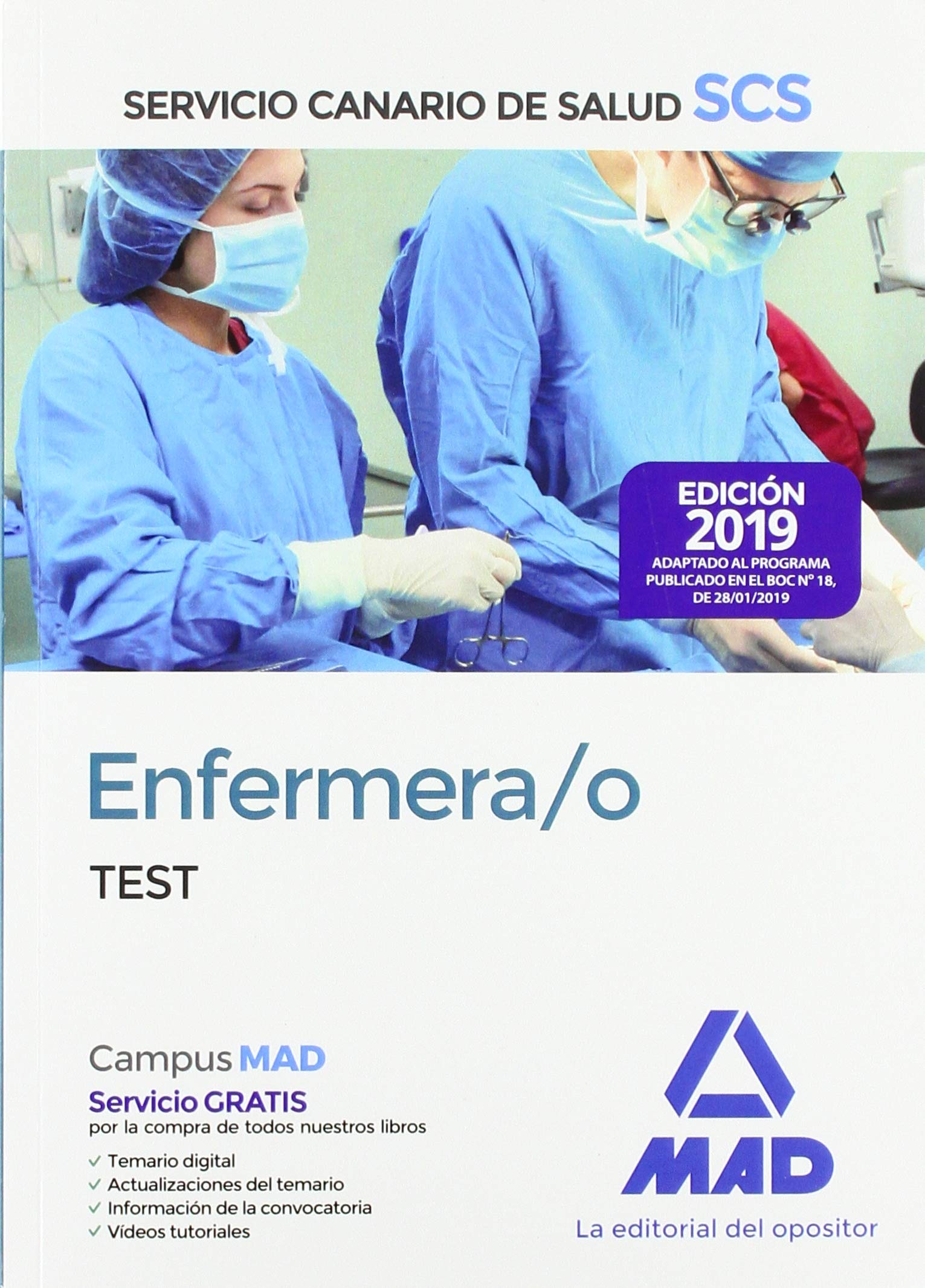 Enfermera/o del Servicio Canario de Salud. Test Education & Training