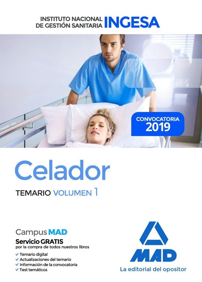 Celador del Instituto Nacional de Gestión Sanitaria (INGESA). Temario volumen 1 Books