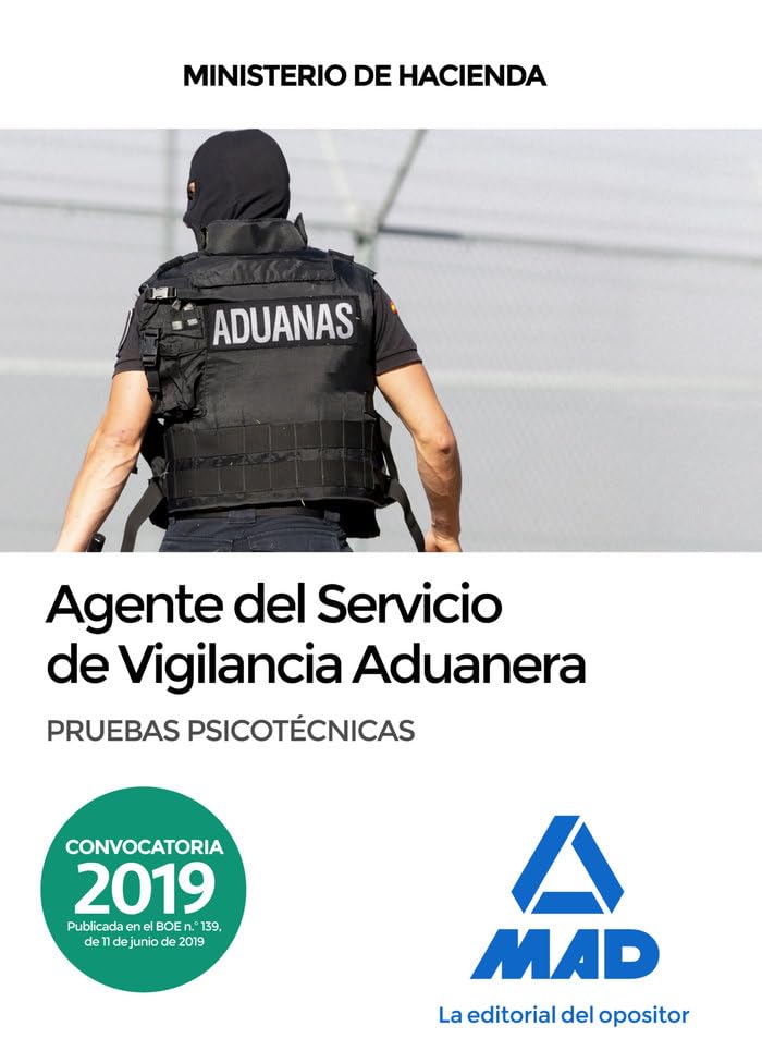 Agente del Servicio de Vigilancia Aduanera. Pruebas psicotécnicas book