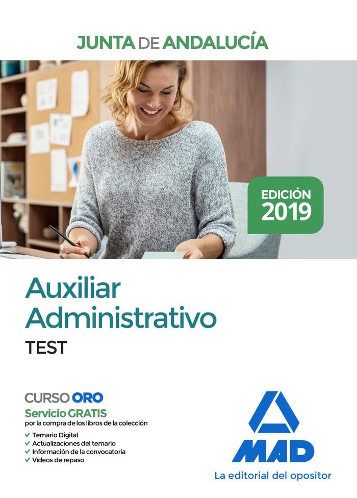 Auxiliar Administrativo de la Junta de Andalucía. Test book