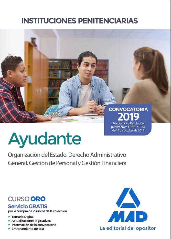 Ayudante de instituciones penitenciarias. Organización del Estado. Derecho Administrativo general. Gestión de personal y Gestión financiera Books