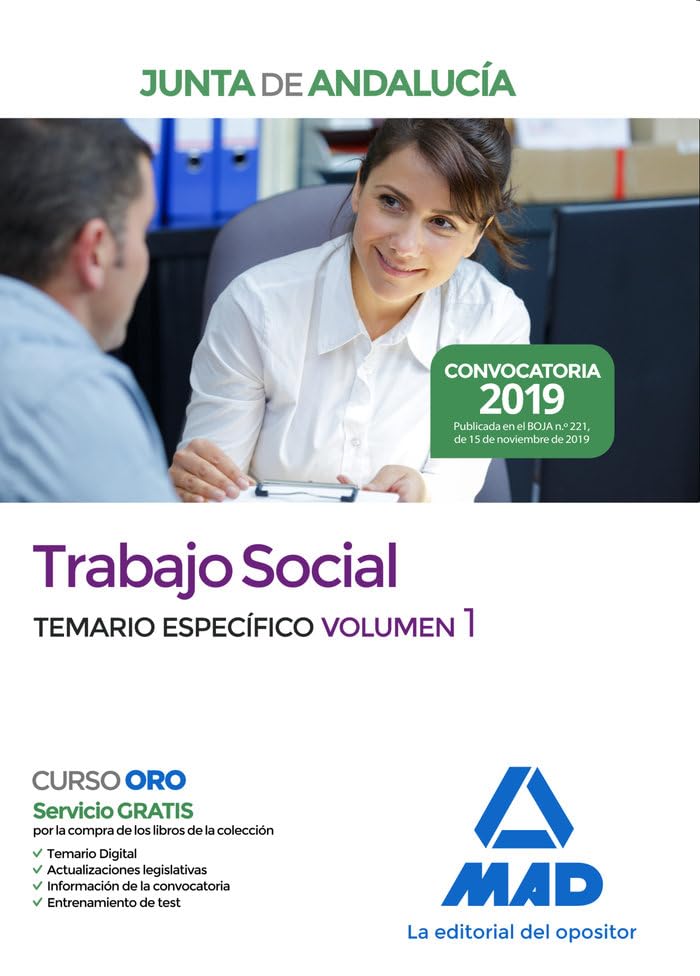 Trabajo Social de la Junta de Andalucía. Temario específico volumen 1 book