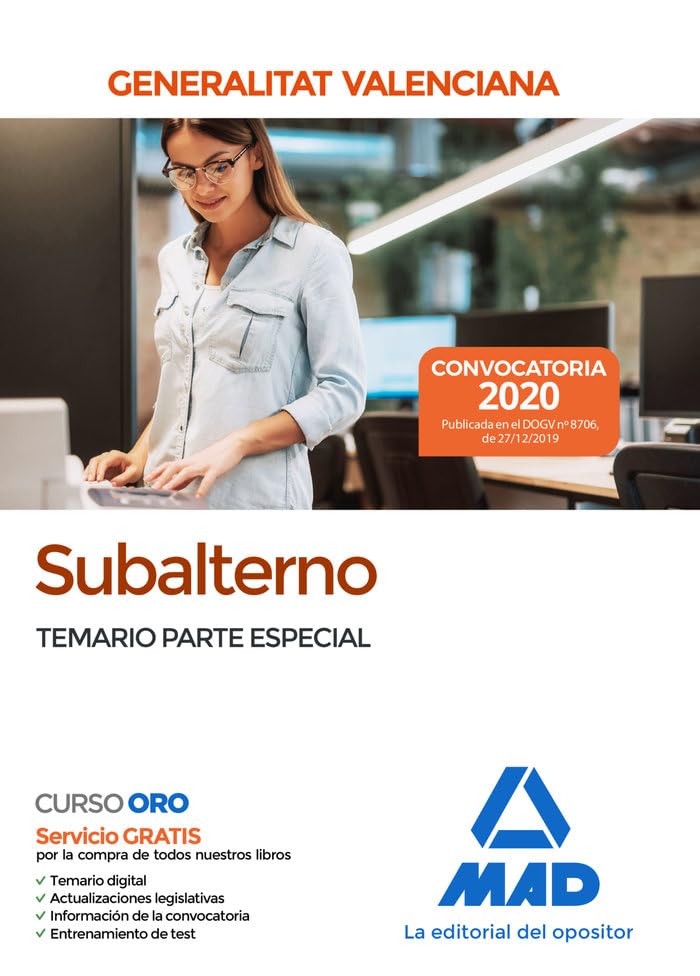 Subalterno de la Generalitat Valenciana. Temario Parte Especial book