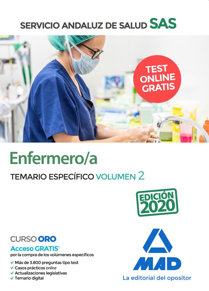 Enfermero/a del Servicio Andaluz de Salud. Temario específica volumen 2 book