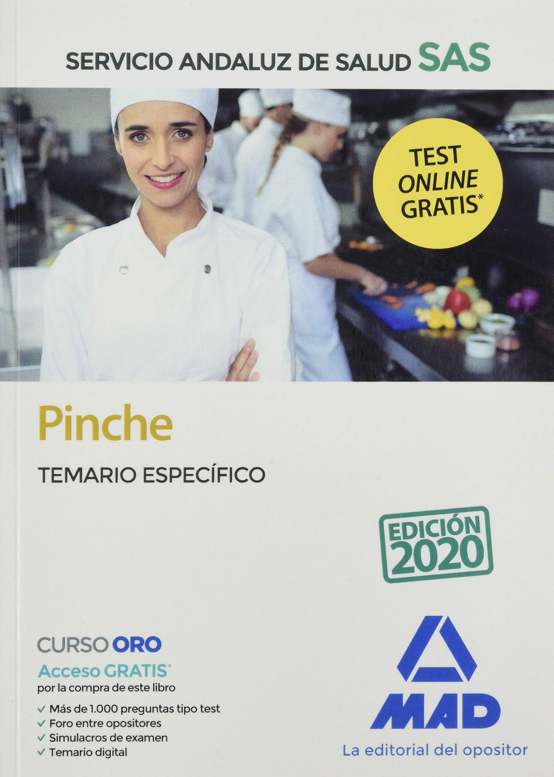Pinche del Servicio Andaluz de Salud. Temario específico book
