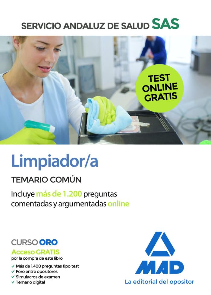 Limpiador/a del Servicio Andaluz de Salud. Temario común book
