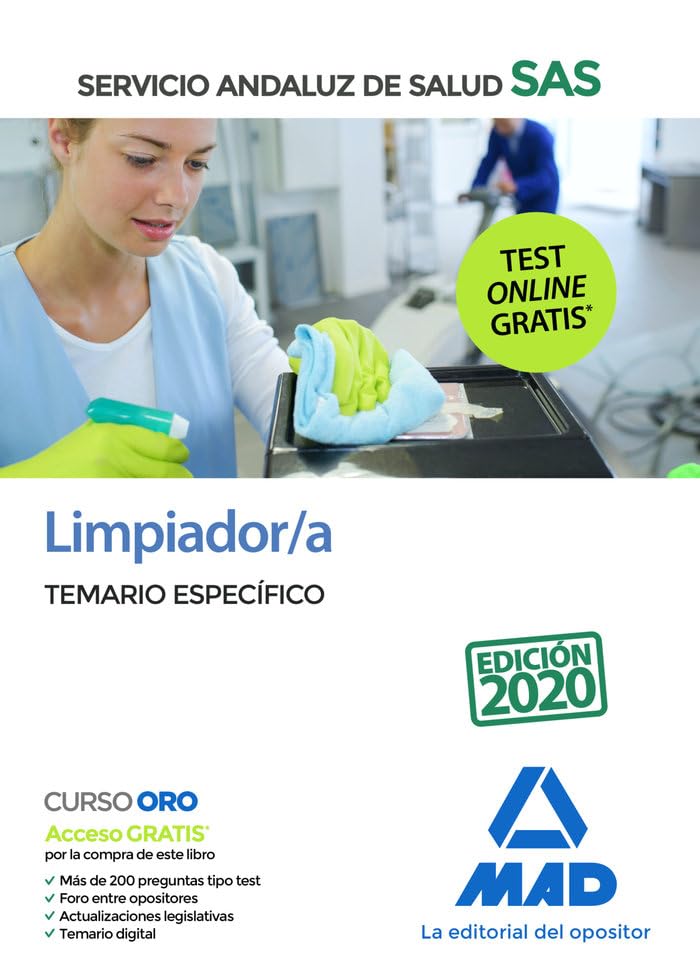 Limpiador/a del Servicio Andaluz de Salud. Temario específico book