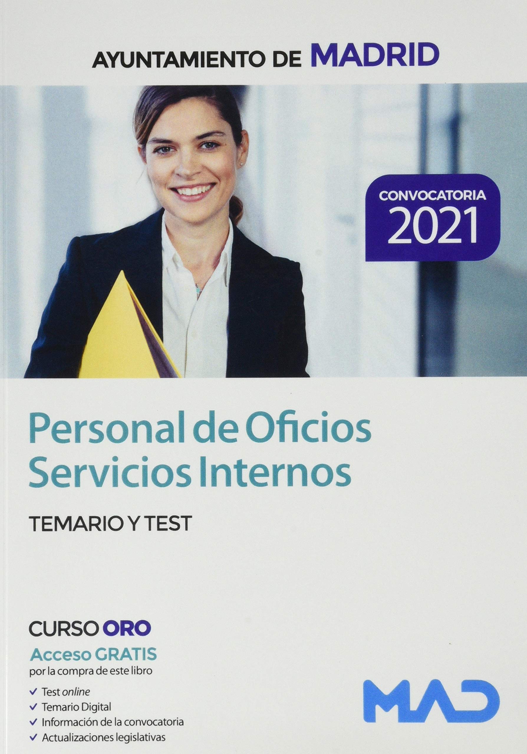 Personal de Oficios Servicios Internos del Ayuntamiento de Madrid. Temario y Test book