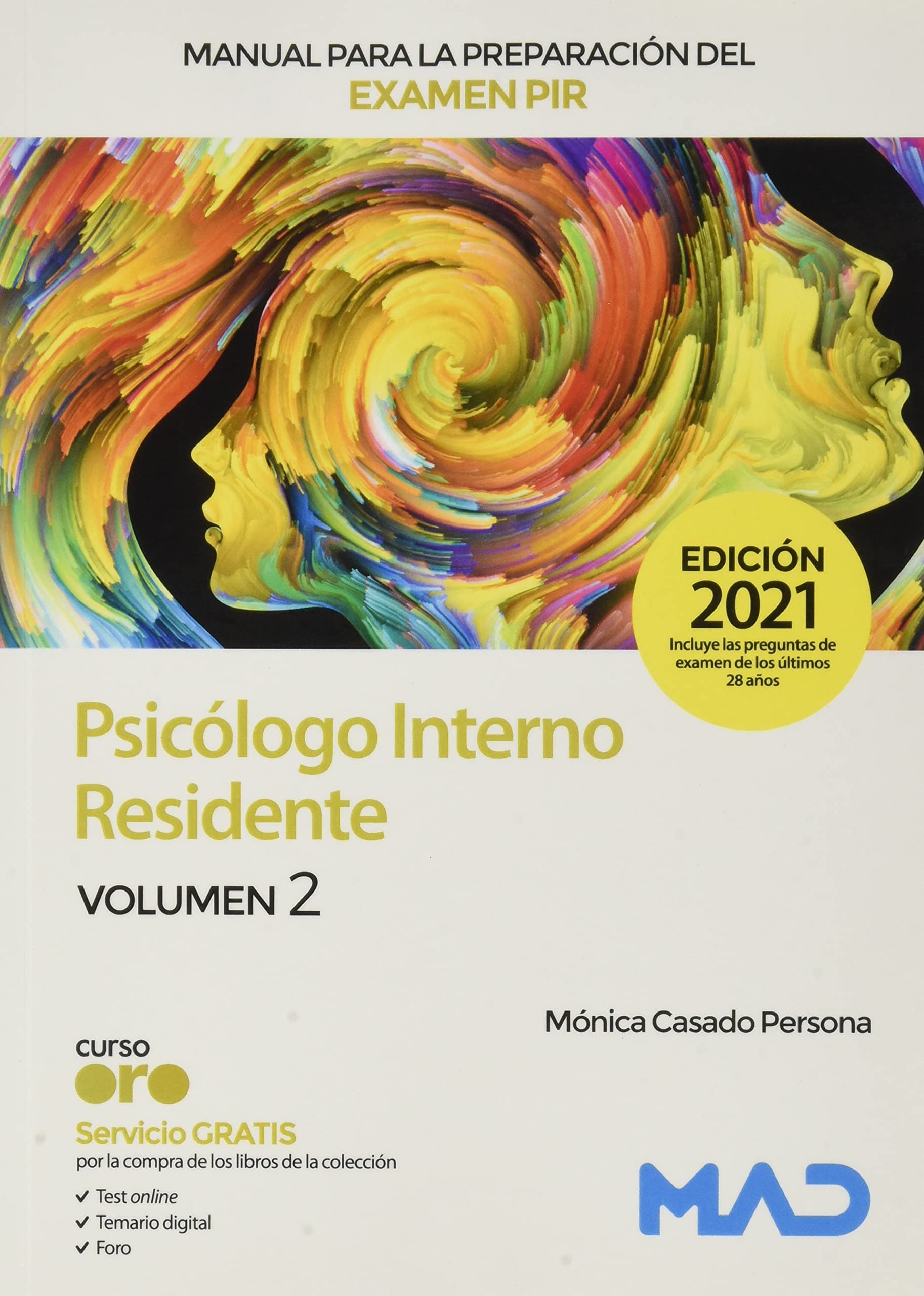Manual para la preparación del examen PIR. Psicólogo Interno Residente Volumen 2 book