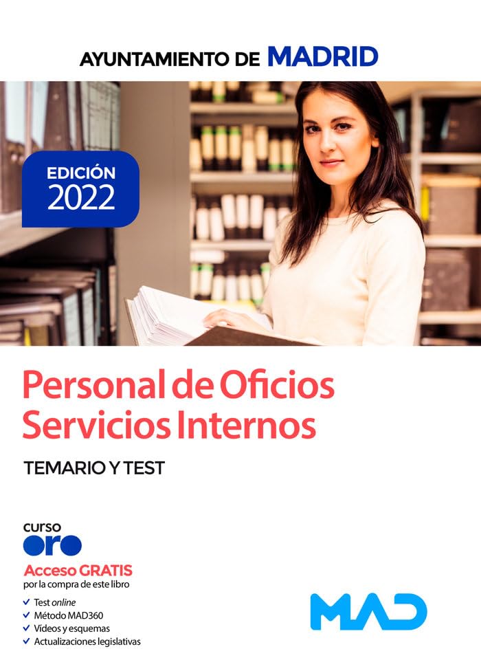 Personal de Oficios Servicios Internos del Ayuntamiento de Madrid. Temario y Test book