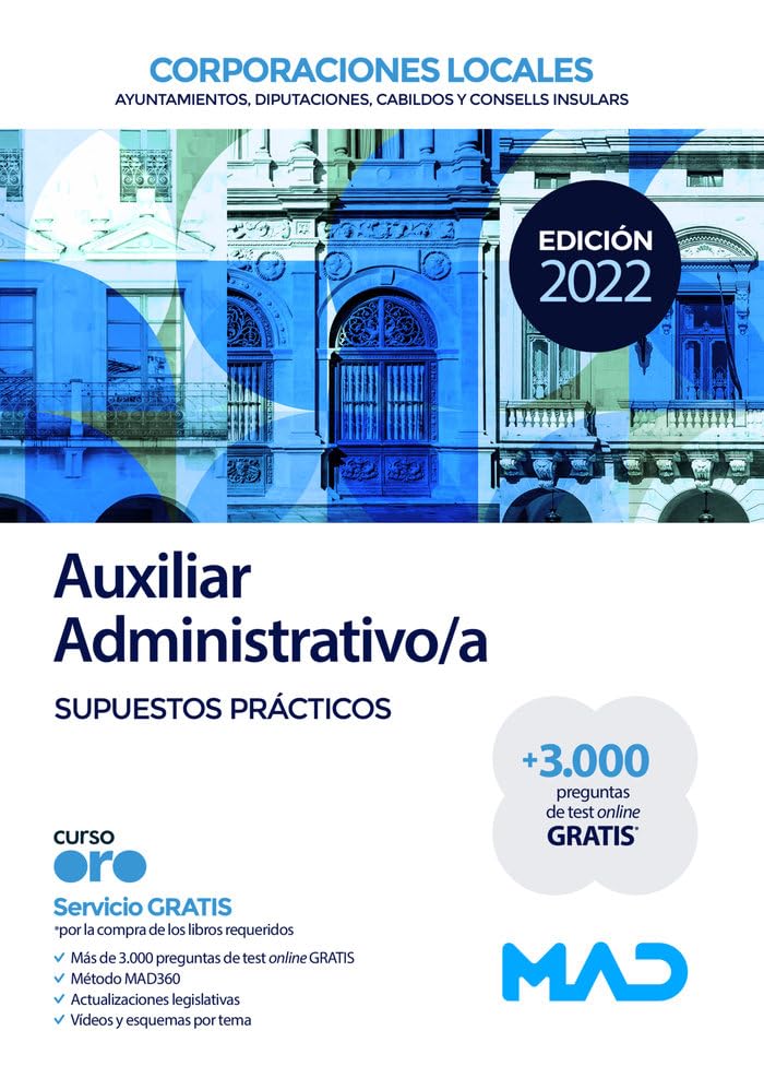 Auxiliar Administrativo de Corporaciones Locales. Supuestos prácticos Books