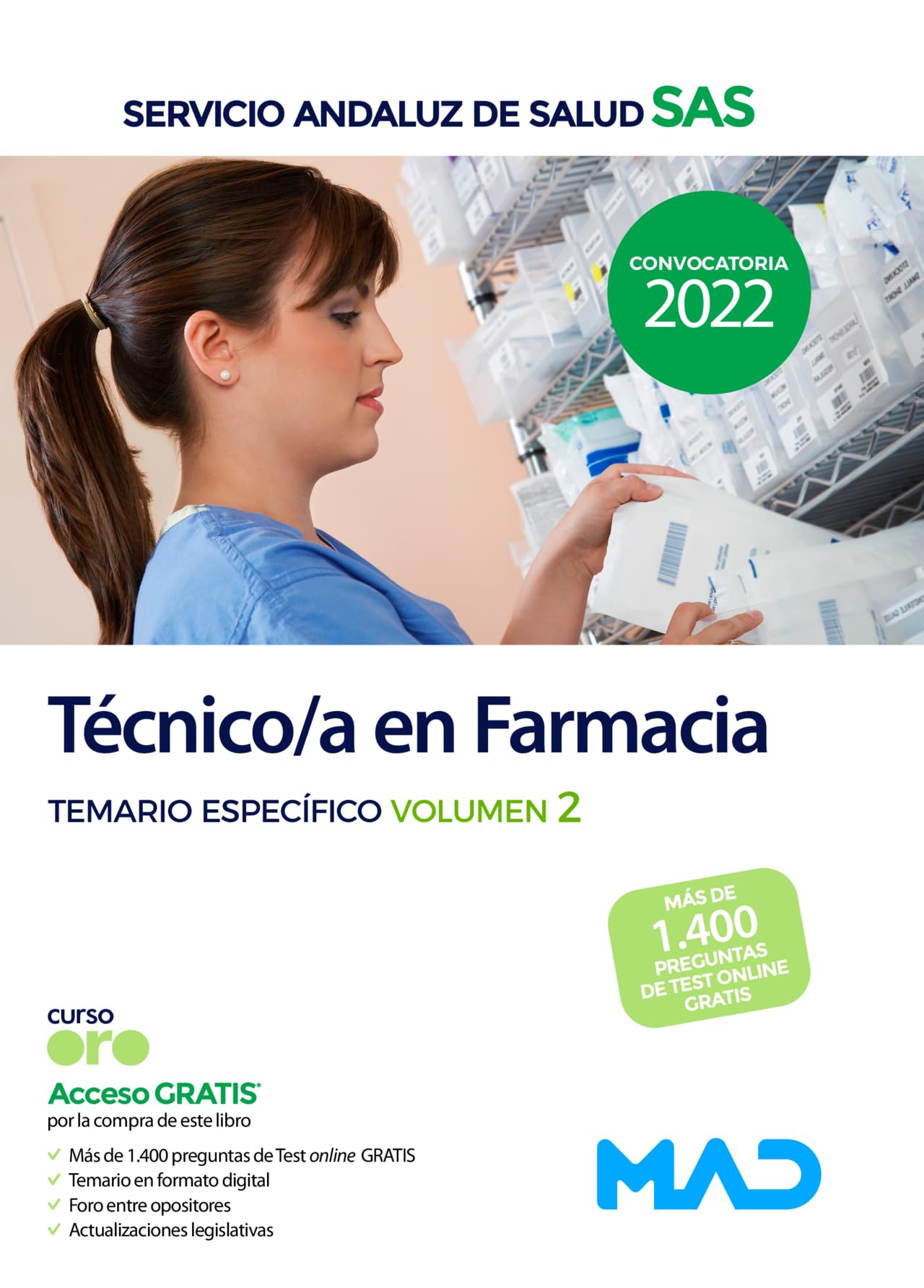 Técnico/a en Farmacia del Servicio Andaluz de Salud. Temario específico Volumen 2 book