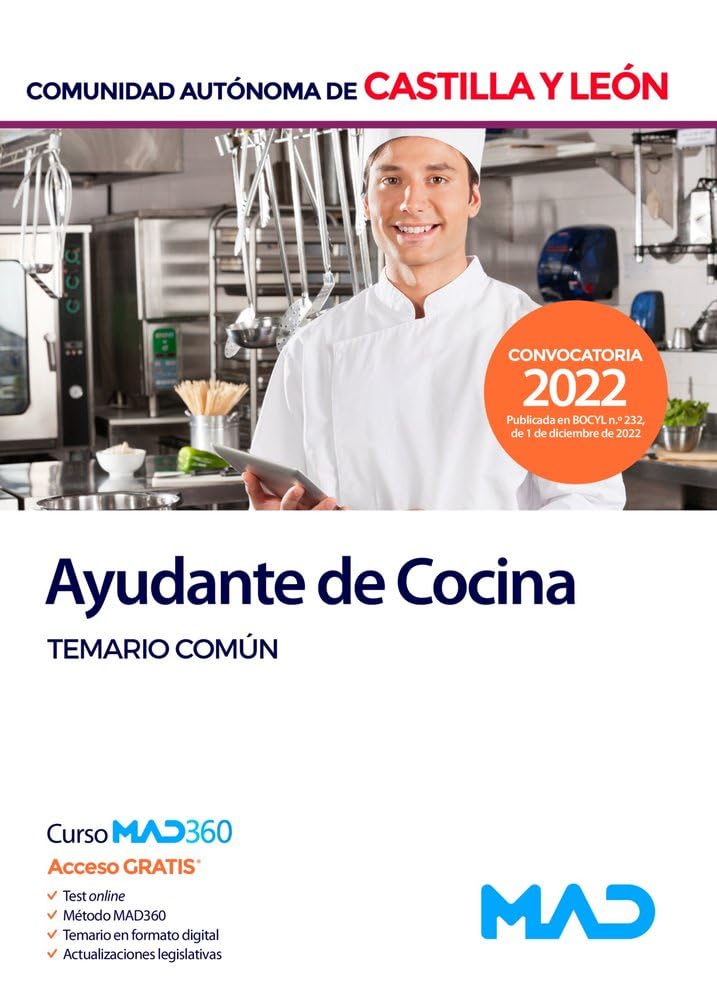 Ayudante de Cocina de la Administración de la Comunidad de Castilla y León. Temario común book