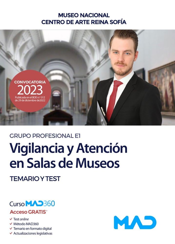 Vigilancia y Atención en Salas de Museos del Museo Nacional Centro de Arte Reina Sofía (Grupo profes book