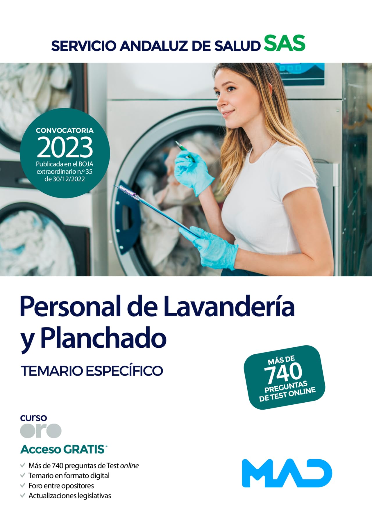 Personal de Lavandería y Planchado del Servicio Andaluz de Salud. Temario específico book